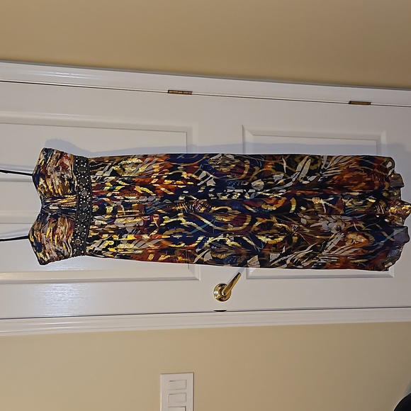 Oleg Cassini Strapless Dress Size 8 - Picture 1 of 8